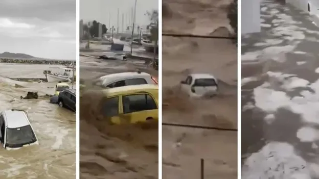 Greek Islands Hit by Severe Weather and Flooding