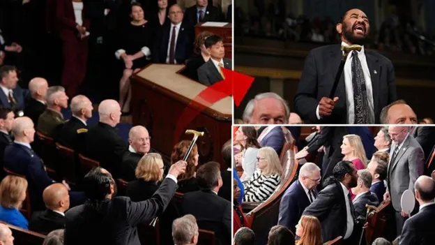 Key Moments from Trump's Congressional Address: Green Ejected from the Room