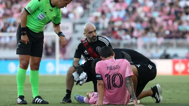 Lionel Messi Injured in Leagues Cup Match, Exits Early
