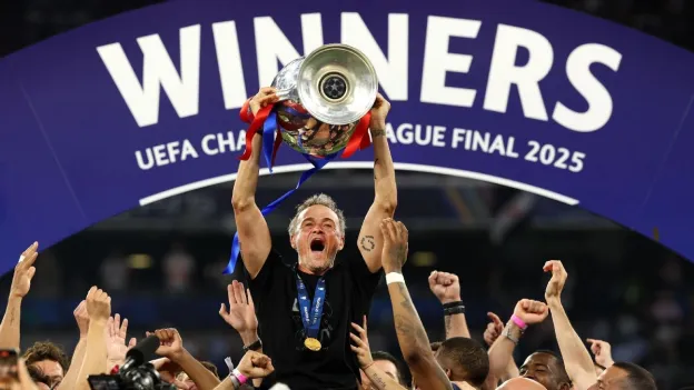 Luis Enrique Leads PSG to UEFA Champions League Glory