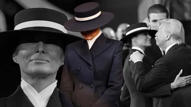 Melania Trump's Distant Fashion Choice Steals the Spotlight