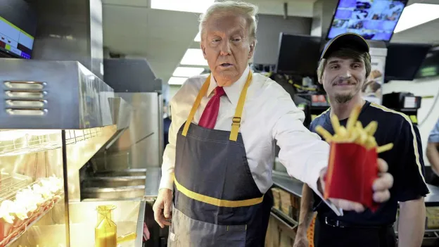 Mobile McDonald's Brought in for Donald Trump in Saudi Arabia