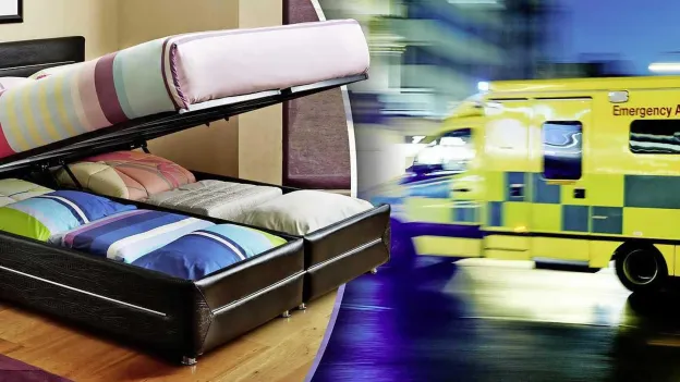Mother (39) dies after getting trapped by falling ottoman bed, coroner raises alarm