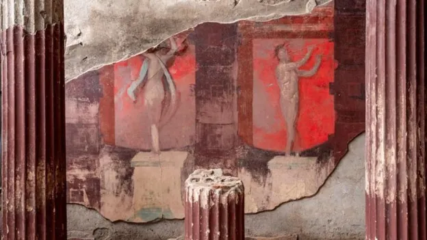 Mystery Villa Uncovered in Pompeii Excavations