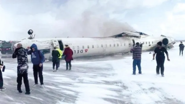 Passengers on Upside-Down Plane Describe the Accident: We Hung Like Bats