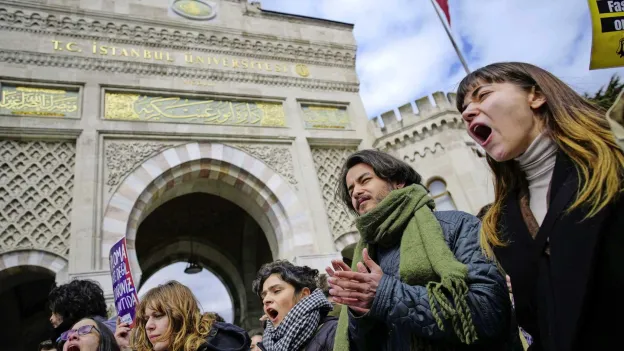 Protests Against Mayor Imamoglu's Arrest in Istanbul