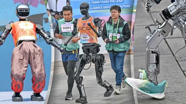 Robots Participate in Beijing Half Marathon for the First Time