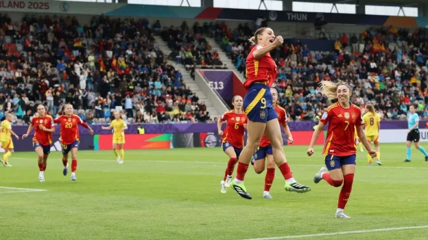 Spain Dominates Belgium 6-2 at Women's Euro 2025