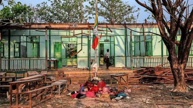 Thousands of Schools in Myanmar Shut Amid Fear of Regime Bombings