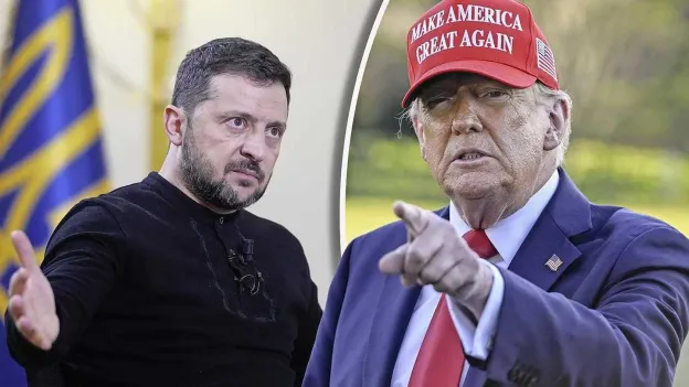 Trump Threatens to Withdraw Support from Ukrainian President Zelenski