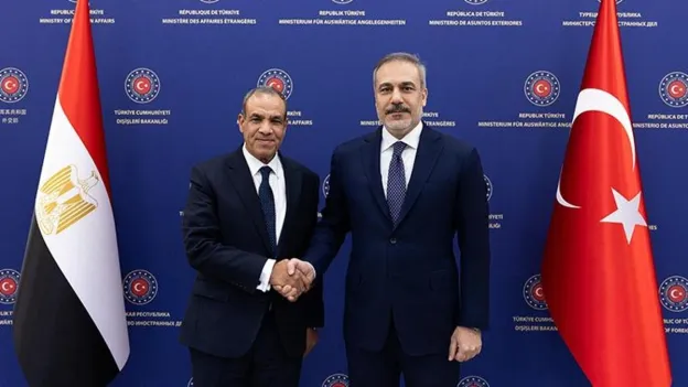 Turkish Foreign Minister Hakan Fidan Met with Egyptian Counterpart Abdulati