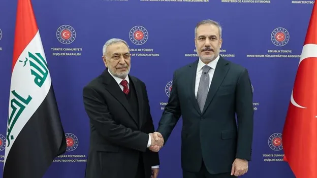 Turkish Foreign Minister Hakan Fidan met with Iraqi Speaker of Parliament Meşhedani
