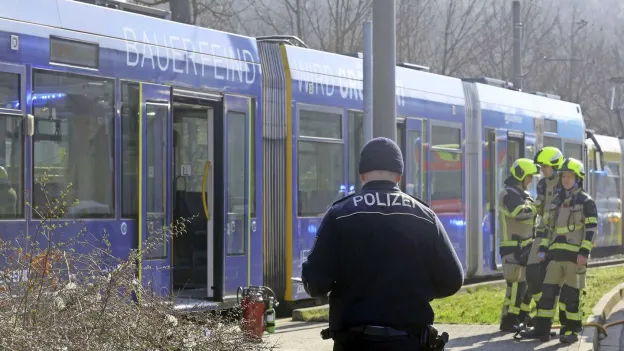 Woman critically injured after being set on fire in German tram